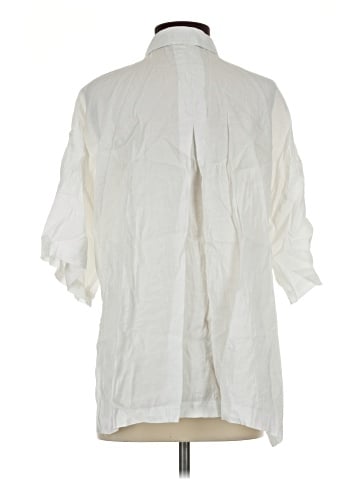 Zara 3/4 Sleeve Button-Down Shirt (view 2)