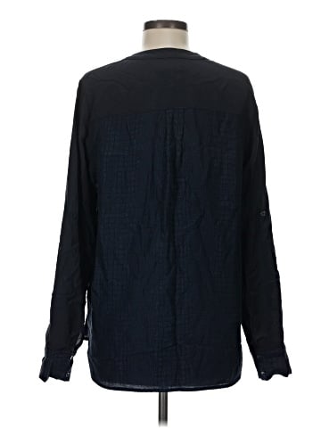 Vince. Long Sleeve Silk Top (view 2)