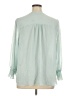 1.State 100% Polyester Teal Long Sleeve Blouse Size 1X - photo 2