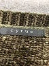 Cyrus 100% Polyester Metallic Brown Pullover Sweater Size S - photo 7