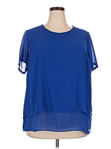 MICHAEL Michael Kors Short Sleeve Blouse (view 1)