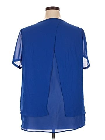 MICHAEL Michael Kors Short Sleeve Blouse (view 2)