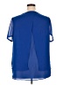 MICHAEL Michael Kors 100% Polyester Blue Short Sleeve Blouse Size 2X - photo 2