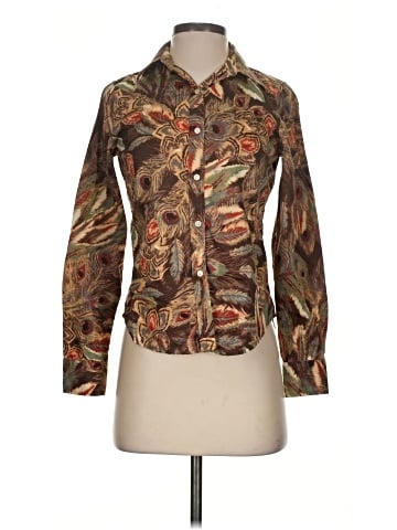 Lauren by Ralph Lauren Long Sleeve Button-Down Shirt (view 1)