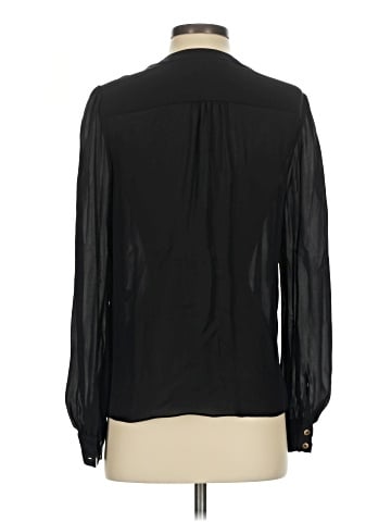 Diane von Furstenberg Long Sleeve Silk Top (view 2)