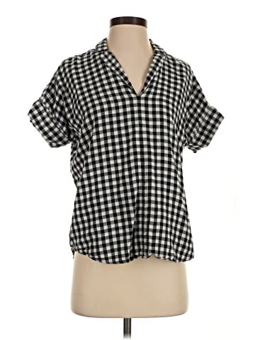 Madewell Swenson Popover Shirt in Double-Faced Gingham (view 1)