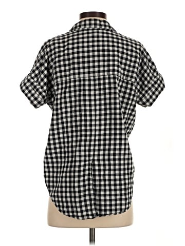 Madewell Swenson Popover Shirt in Double-Faced Gingham (view 2)
