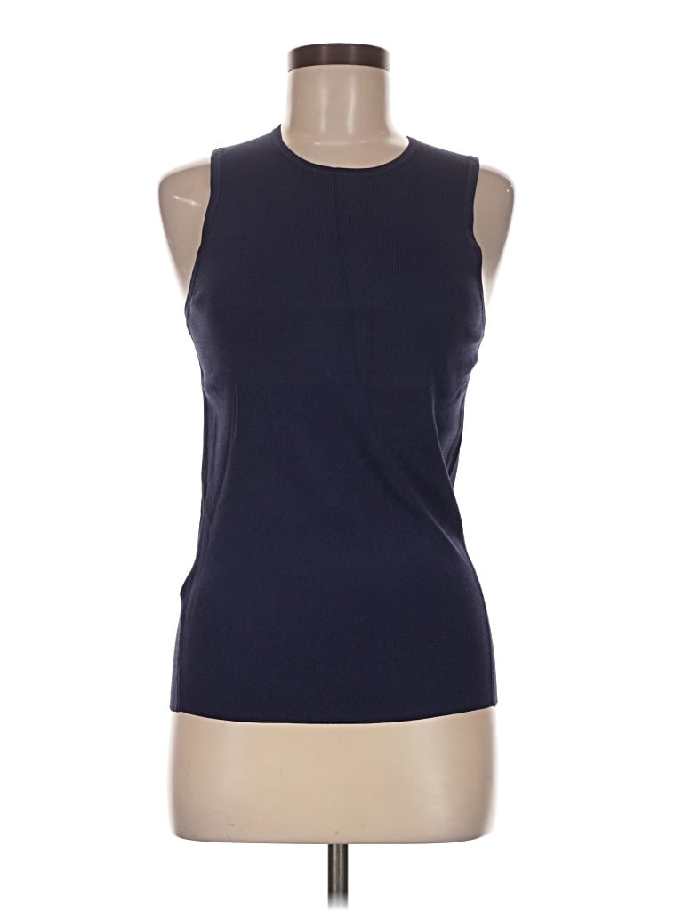 Pre-owned Ann Taylor Sweater Vest In Blue