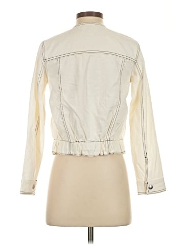 Madewell Denim Cinched Lady Jacket in Vintage Canvas (view 2)