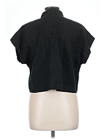 Madewell 100% Linen Crop Dolman Shirt (view 2)