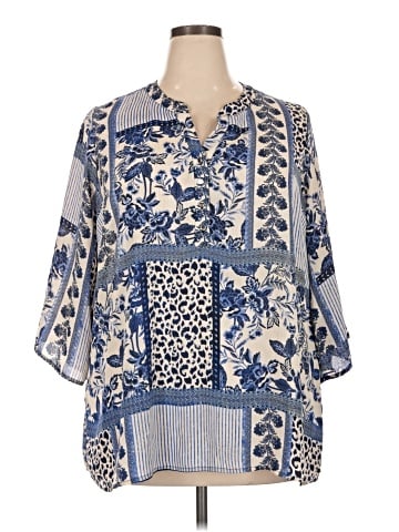 Avenue 3/4 Sleeve Blouse (view 1)