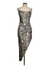 Forever 21 Paisley Silver Cocktail Dress Size M - photo 1