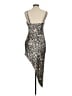 Forever 21 Paisley Silver Cocktail Dress Size M - photo 2