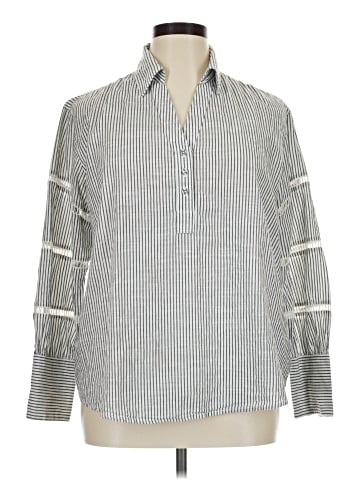 Lane Bryant Long Sleeve Button-Down Shirt (view 1)