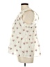THML 100% Polyester Hearts Ivory Sleeveless Blouse Size L - photo 5