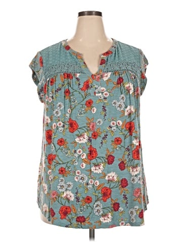 Daniel Rainn Short Sleeve Blouse (view 1)