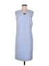Etcetera Solid Blue Casual Dress Size 6 - photo 1