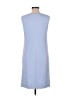 Etcetera Solid Blue Casual Dress Size 6 - photo 2