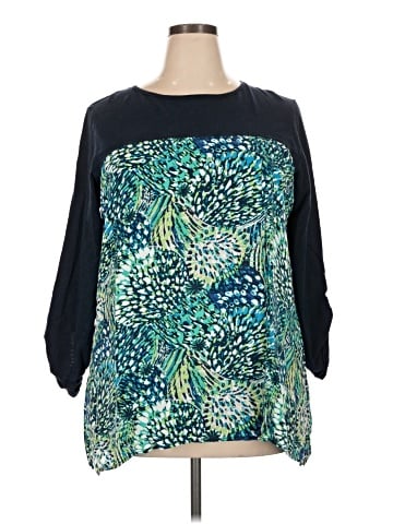 Westbound 3/4 Sleeve Blouse (view 1)
