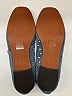 Madewell 100% Leather Polka Dots Blue Flats Size 6 1/2 - photo 5