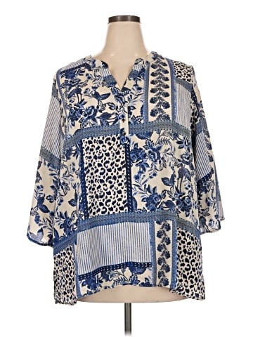 Avenue 3/4 Sleeve Blouse (view 1)