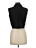 Zara Black Sleeveless Button-Down Shirt Size M - photo 2