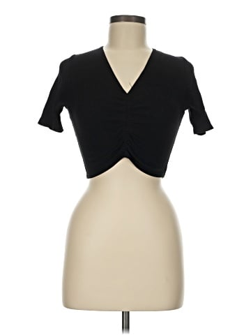 Aqua Short Sleeve Top (view 1)