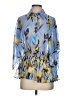 VERTIGO 100% Polyester Blue 3/4 Sleeve Blouse Size S - photo 1