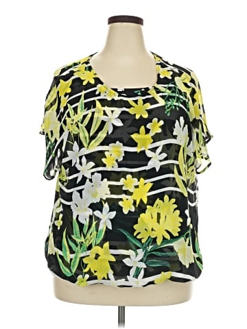 Alfani Short Sleeve Blouse (view 1)