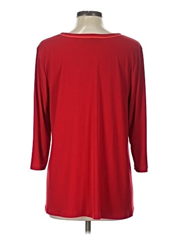 Susan Graver 3/4 Sleeve Blouse (view 2)