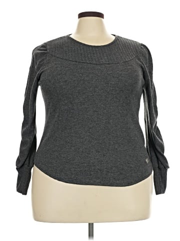 Adrienne Vittadini Long Sleeve Top (view 1)