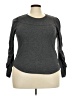 Adrienne Vittadini Gray Long Sleeve Top Size 2X - photo 1