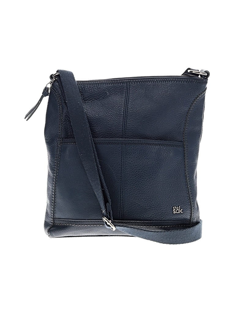 Pre-owned The Sak Leather Crossbody Bag In Blue