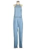 RVCA 100% Lyocell Solid Blue Jumpsuit Size S - photo 1