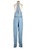 RVCA 100% Lyocell Solid Blue Jumpsuit Size S - photo 2