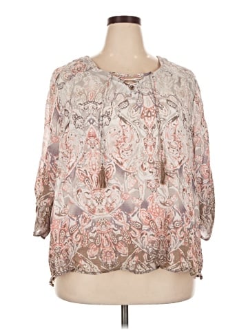 St. John's Bay 3/4 Sleeve Blouse (view 1)