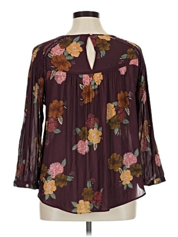 Ann Taylor LOFT 3/4 Sleeve Blouse (view 2)