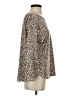 Flora Nikrooz Animal Print Brown Long Sleeve Blouse Size S - photo 4