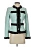 Boston Proper Tweed Teal Jacket Size 0 - photo 1