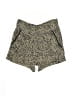 Three Dots 100% Rayon Animal Print Gold Shorts Size M - photo 1