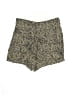 Three Dots 100% Rayon Animal Print Gold Shorts Size M - photo 2