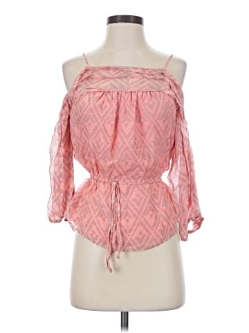 Rebecca Taylor 3/4 Sleeve Silk Top (view 1)