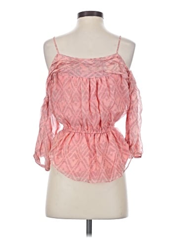Rebecca Taylor 3/4 Sleeve Silk Top (view 2)