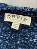 Orvis 100% Polyester Metallic Blue Pullover Sweater Size S - photo 7
