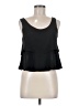 Paper Crane 100% Polyester Black Sleeveless Top Size M - photo 1