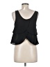 Paper Crane 100% Polyester Black Sleeveless Top Size M - photo 2