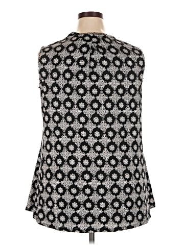 Roz & Ali Sleeveless Blouse (view 2)