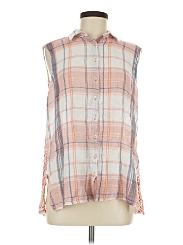 Johnny Was Sleeveless Button-Down Shirt (view 1)