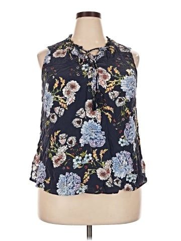 Daniel Rainn Sleeveless Silk Top (view 1)
