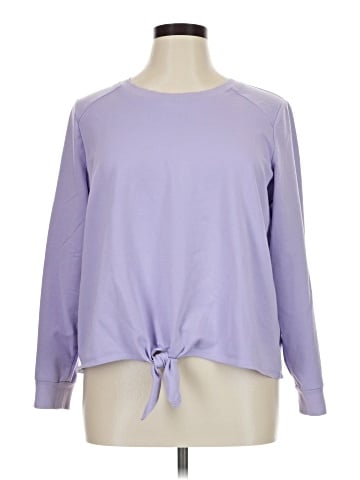 Weekends by Chico's Sweatshirt (view 1)